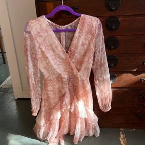 Beautiful pink mini dress